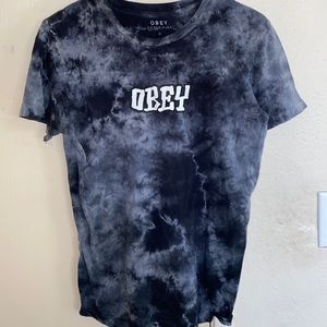 Obey Brand Tie Dyed T-Shirt